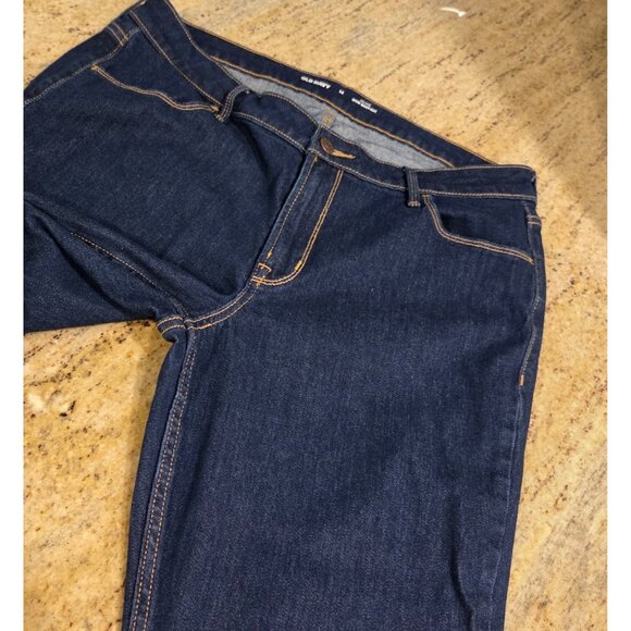 Old Navy Jeans Womens Size 14 Blue Wow Bootcut Mid Rise Dark Wash Denim Stretch - Picture 6 of 13
